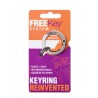 Freekey System Keyring on card