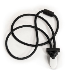 Wazoo Firecraft 550 FireCord Necklace Black with white striker