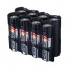 Powerpax Storacell 8AA Battery Caddy in Black