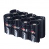 Powerpax Storacell Slimline 8 CR123 Battery Caddy Black