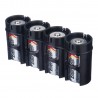 Powerpax Storacell Slimline C Cell Battery Caddy Black