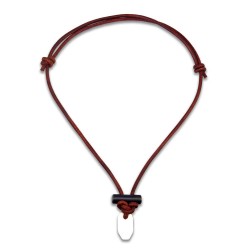 WAZOO - Bushcraft™ | Fire Starter Leather Necklace
