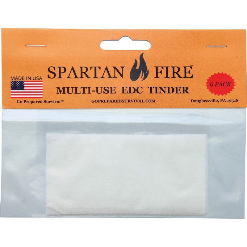 Spartan Fire EDC tinder in package