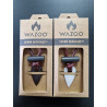 wazoo spark necklaces in packaging