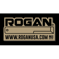 rogan sticker - line drawing of foreman tool