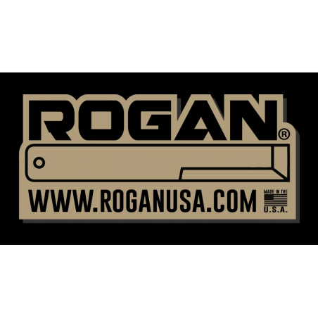 rogan sticker - line drawing of foreman