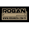 rogan sticker - line drawing of foreman