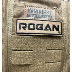 Rogan patch on backpack
