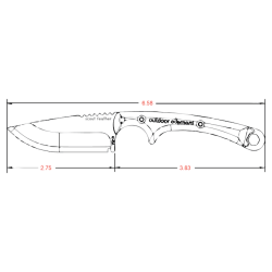 outdoor element scout feather line drawing