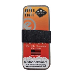 outdoor element Fiber Light EDC Fire Kit