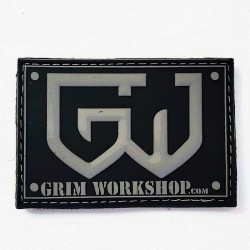 Grim Workshop - Grey Morale Patch with hidden pocket