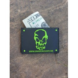 Grim Workshop - Skull Stash Morale Patch with hidden pocket