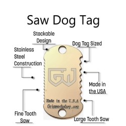 Grim Workshop - Saw Dog Tag