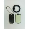 Grim workshop emergency signal dog tag glow in the dark and reflector