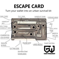 Grim Workshop - Urban Escape & Evasion Card