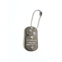 Grim Workshop - Cordage Making Dog Tag white background
