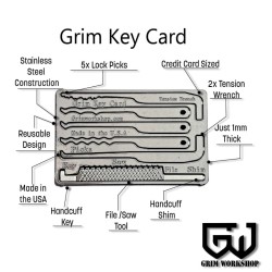 Grim Workshop - Key Card detail