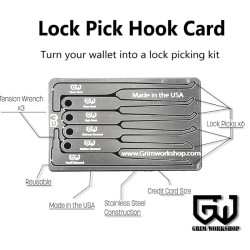 Grim Workshop - Lock Pick Hook Card