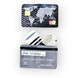 Grim Workshop - Repair Stash Card: Credit Card Size Waterproof EDC Wallet Pouch