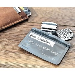 Grim Workshop - Repair Stash Card: Credit Card Size Waterproof EDC Wallet Pouch rear