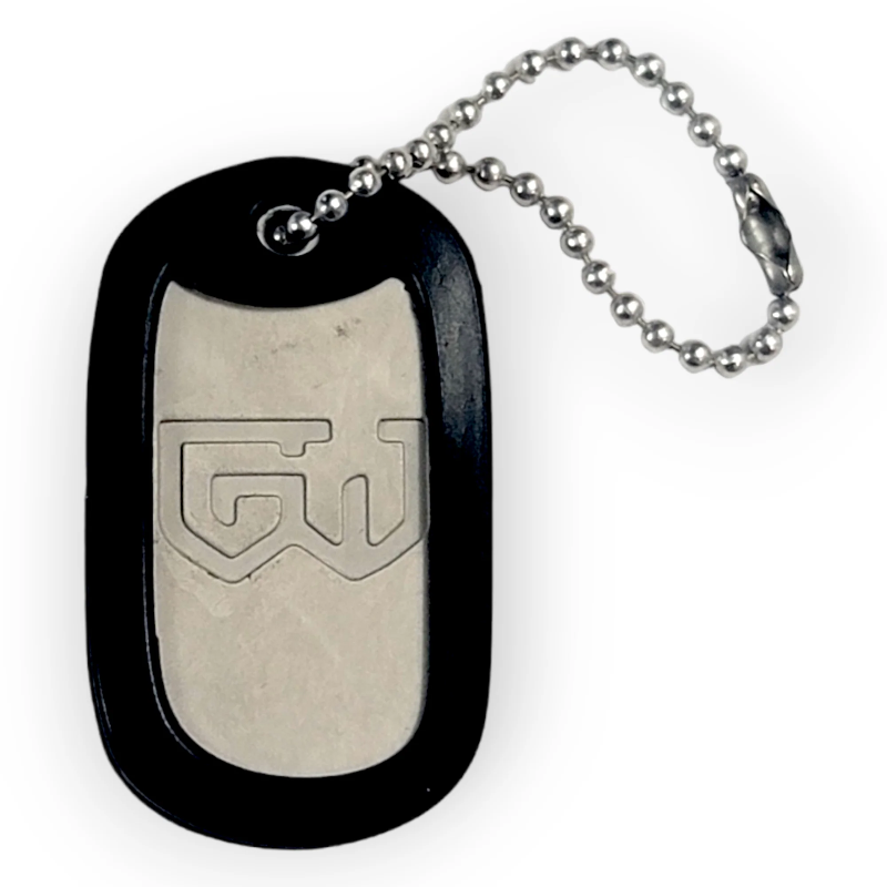 Grim Workshop - Magnesium Dog Tag white background