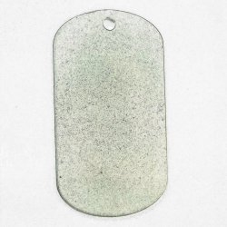 Grim Workshop - Magnesium Dog Tag white background rear