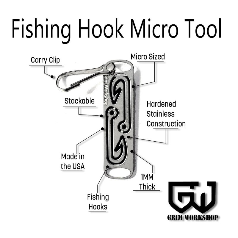 Grim Workshop - Fishing Hook Micro Tool detail