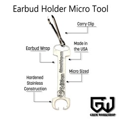 Grim Workshop - Earbud Holder Micro Tool detail