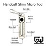 Grim Workshop - Handcuff Shim Micro Tool detail