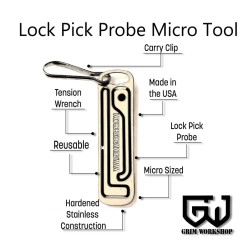 Grim Workshop - Lock Pick Probe Micro Tool detail