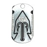 Grim Workshop - Gig Dog Tag: Frog, and Fish Arrow Necklace Tool white background