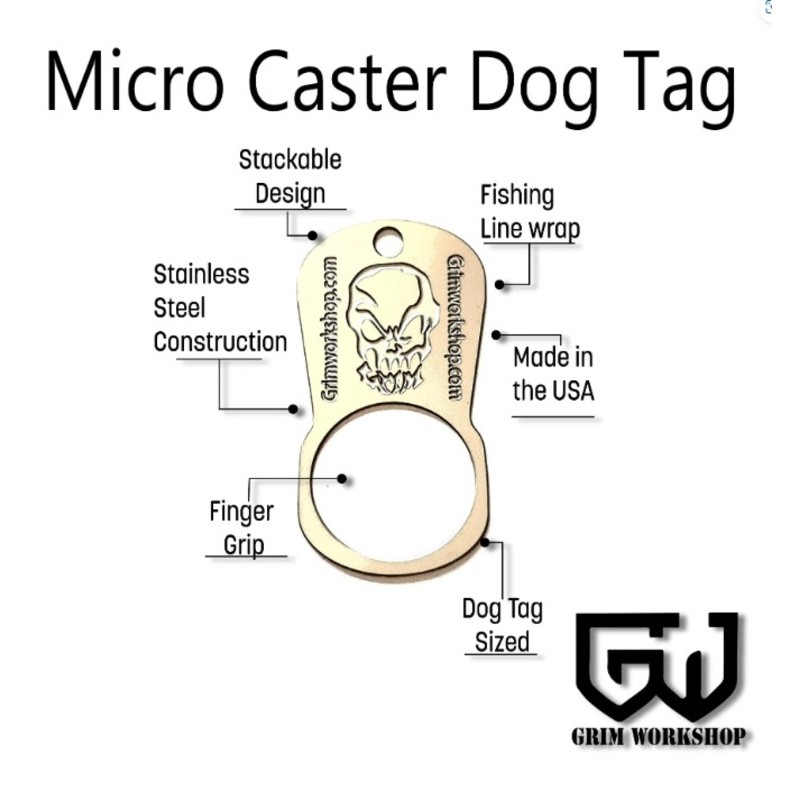 Grim Workshop - Hand Caster Dog Tag details