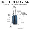 Grim Workshop - Hot Shot Dog Tag: Bushcraft Fire Necklace Details