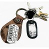 Grim Workshop - Mini Hook Fishing Kit Dog Tag: Survival Fishing Necklace on keys