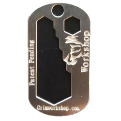 Grim Workshop - Multi Wrench Dog Tag: EDC Wrench and Bit Driver white background