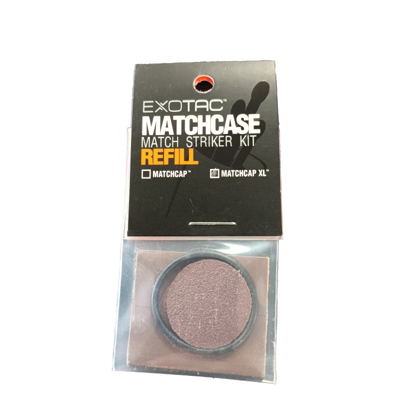 exotac matchcap xl refill replacement o-ring and striking surfaces exotac matchcap xl refill replacement o-ring and striking surfaces
