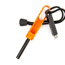 EXOTAC polySTRIKER XL Orange Black ferro rod
