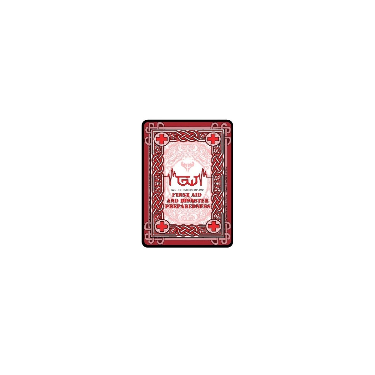 Grim Workshop Survival Playing Cards First Aid and Preparedness deck