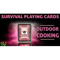 Grim Survival Water-Resistant Cooking and Water Purification Techniques cards deck