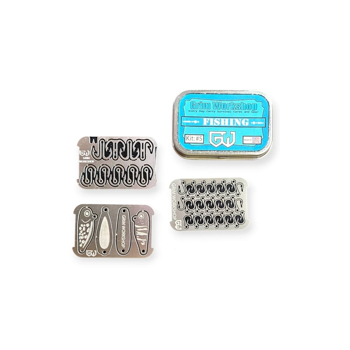 grim Workshop Fishing PAK Kit pocket sized fishing kit grim Workshop Fishing PAK Kit pocket sized fishing kit