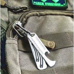 Grim Workshop keychain store on zipper micro tool EDC multi-tool