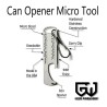 Grim Workshop Can Opener Micro Tool keychain