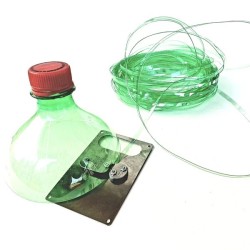 Grim Workshop turn plastic bottle into cordage credit card sized tool