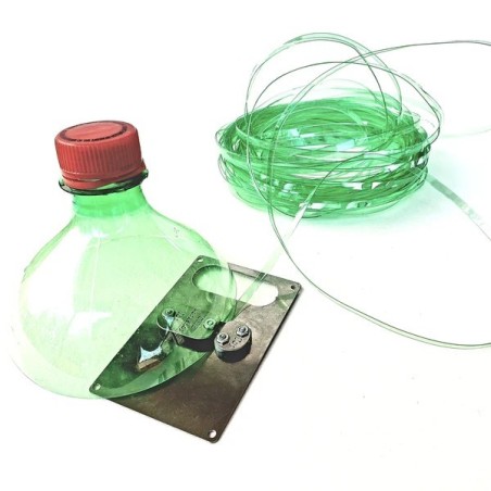 Grim Workshop turn plastic bottle into cordage credit card sized tool