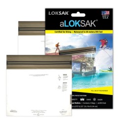 aLOKSAK Waterproof Bag 2 x aLOK2-6x6 waterproof bag for passports medical kits