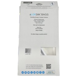 aLOKSAK Waterproof Bag aLOK4-LMP large multipack set pack of three rear of pack