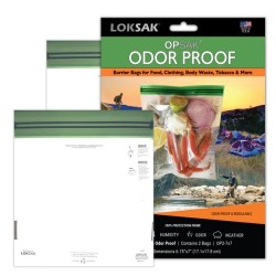 LOKSAK - OPSAK OP2-7x7 Odourproof Dry  bag resealable Recyclable storage bags 7x7