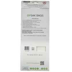 LOKSAK - OPSAK OP2-12x20 Odorproof Dry bag resealable Recyclable storage bags 12x20 rear packaging