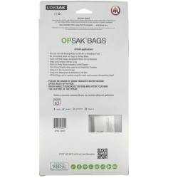 LOKSAK - OPSAK OP2-28x20 Odorproof Dry bag resealable Recyclable storage bags 28x20 rear packaging