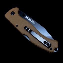 ROGAN Rogue Folding Pocket Knife - Gen 1 - Coyote Black